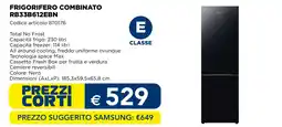 Esselunga Frigorifero combinato Samsung offerta