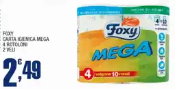 Splendidi e Splendenti Foxy carta igienica mega offerta