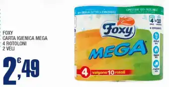 Foxy carta igienica mega