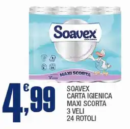 Splendidi e Splendenti Soavex carta igienica offerta