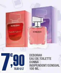 Splendidi e Splendenti Deborah eau de toilette donna independent/sensual offerta