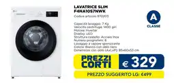 Esselunga Lavatrice slim LG offerta