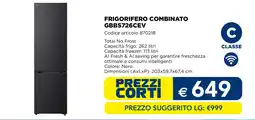 Esselunga Frigorifero combinato GBBS726CEV offerta