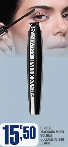 Splendidi e Splendenti L'OREAL MASCARA MEGA VOLUME COLLAGENE 24H BLACK offerta