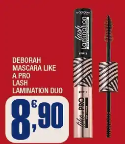 Splendidi e Splendenti Deborah mascara like a pro lash lamination duo offerta