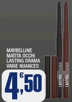 Splendidi e Splendenti Maybelline matita occhi lasting drama offerta