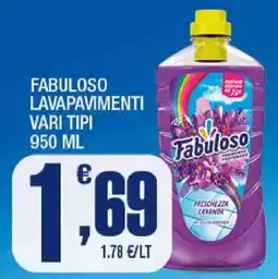 Splendidi e Splendenti Fabuloso lavapavimenti vari tipi offerta