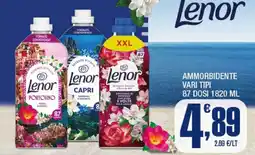 Splendidi e Splendenti Lenor ammorbidente offerta