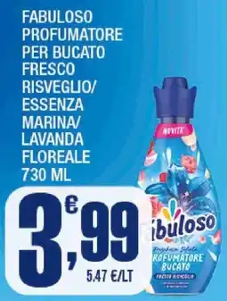 Splendidi e Splendenti Fabuloso profumatore bucato fresco offerta