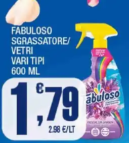 Splendidi e Splendenti Fabuloso sgrassatore/vetri offerta