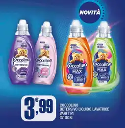 Splendidi e Splendenti Coccolino detersivo liquido lavatrice offerta