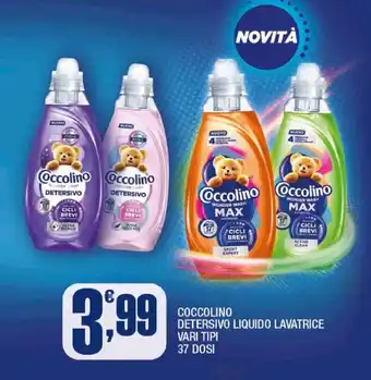 Splendidi e Splendenti Coccolino detersivo liquido lavatrice offerta