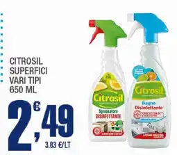 Splendidi e Splendenti Citrosil Superfici offerta