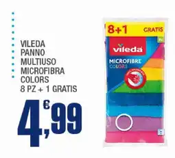 Splendidi e Splendenti Vileda panno multiuso microfibra colors offerta