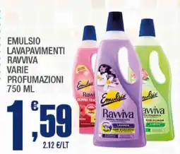 Splendidi e Splendenti Emulsio lavapavimenti ravviva varie profumazioni offerta