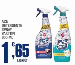 Splendidi e Splendenti Ace detergente spray vari tipi offerta