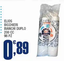 Splendidi e Splendenti Bicchieri bianchi duplo offerta