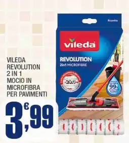 Splendidi e Splendenti Vileda Revolution 2 in 1 Mocio in microfibra per pavimenti offerta