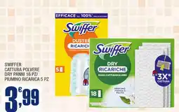 Splendidi e Splendenti Swiffer cattura polvere dry panni offerta