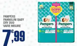 Splendidi e Splendenti Pampers pannolini baby dry duo offerta