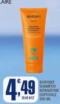 Splendidi e Splendenti Biopoint shampoo riparatore dopo sole offerta