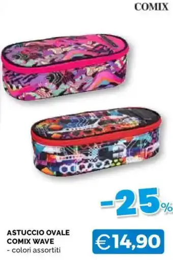 Astuccio ovale Comix Wave