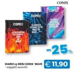 Mercatò Big Diario 13 mesi Comix Wave offerta