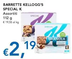 Migross Supermercati e Market Barrette Kellogg's Special K Assortiti offerta