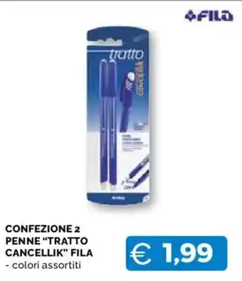 Mercatò Big Penne "Tratto Cancellik" Fila offerta