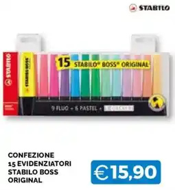 Mercatò Big Evidenziatori Stabilo Boss Original offerta