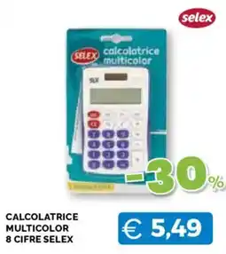 Mercatò Big Calcolatrice multicolor Selex offerta
