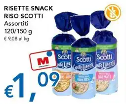 Migross Supermercati e Market Risette snack Scotti offerta