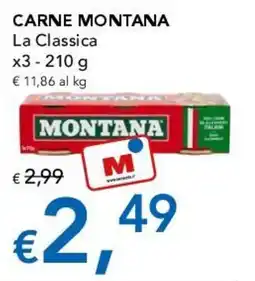 Migross Supermercati e Market Carne Montana La Classica offerta
