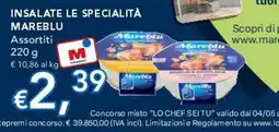 Migross Supermercati e Market Insalate le specialità Mareblu offerta