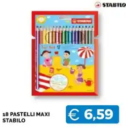 Mercatò Big 18 pastelli maxi stabilo offerta
