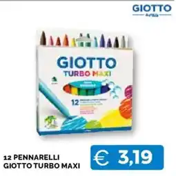 Mercatò Big Pennarelli Giotto Turbo Maxi offerta