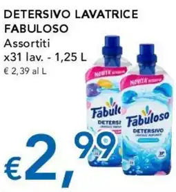Migross Supermercati e Market Detersivo lavatrice Fabuloso offerta