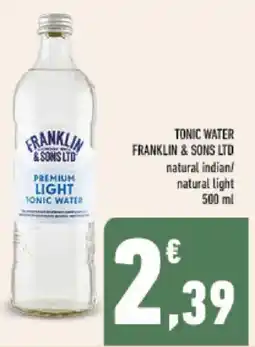 Conad Tuday Franklin & Sons Ltd Premium Light Tonic Water offerta