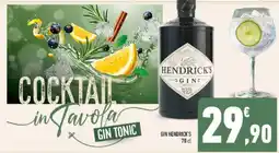 Conad Tuday Gin Hendrick's offerta