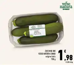 Conad Tuday Zucchine bio Verso Natura Conad offerta