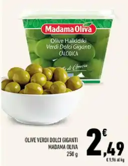 Conad Tuday Olive verdi dolci giganti Madama Oliva offerta