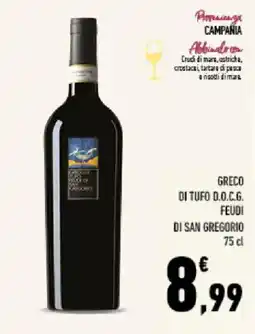 Conad Tuday Greco di Tufo D.O.C.G. Feudi di San Gregorio offerta