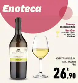 Conad Tuday Gewürztraminer D.O.C. Sanct Valentin offerta