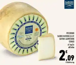 Conad Tuday Pecorino Sardo DOP offerta