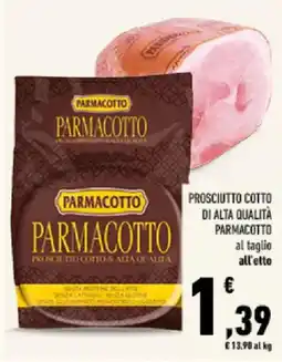 Conad Tuday Prosciutto cotto Parmacotto offerta