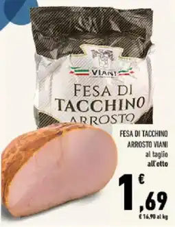 Conad Tuday Fesa di tacchino arrosto Viani offerta