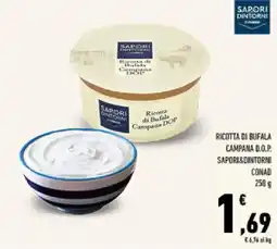 Conad Tuday Ricotta di Bufala Campana DOP Sapori&Dintorni offerta