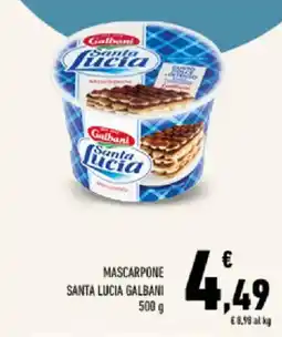 Conad Tuday Mascarpone Santa Lucia Galbani offerta