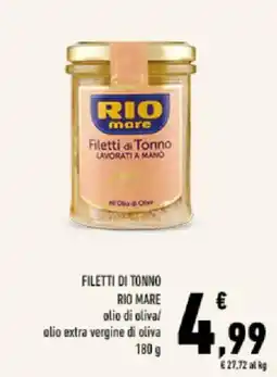Conad Tuday Filetti di Tonno Rio Mare offerta