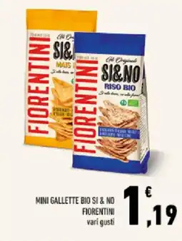 Conad Tuday Mini gallette bio si & no fiorentini offerta